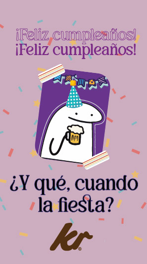 Tarjeta Deformito feliz cumpleaños 