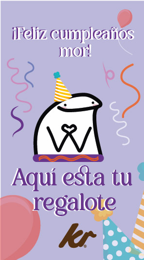 Tarjeta Deformito feliz cumpleaños Mor