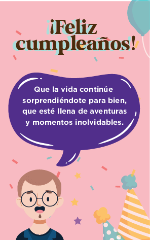 Tarjeta feliz cumpleaños  momentos