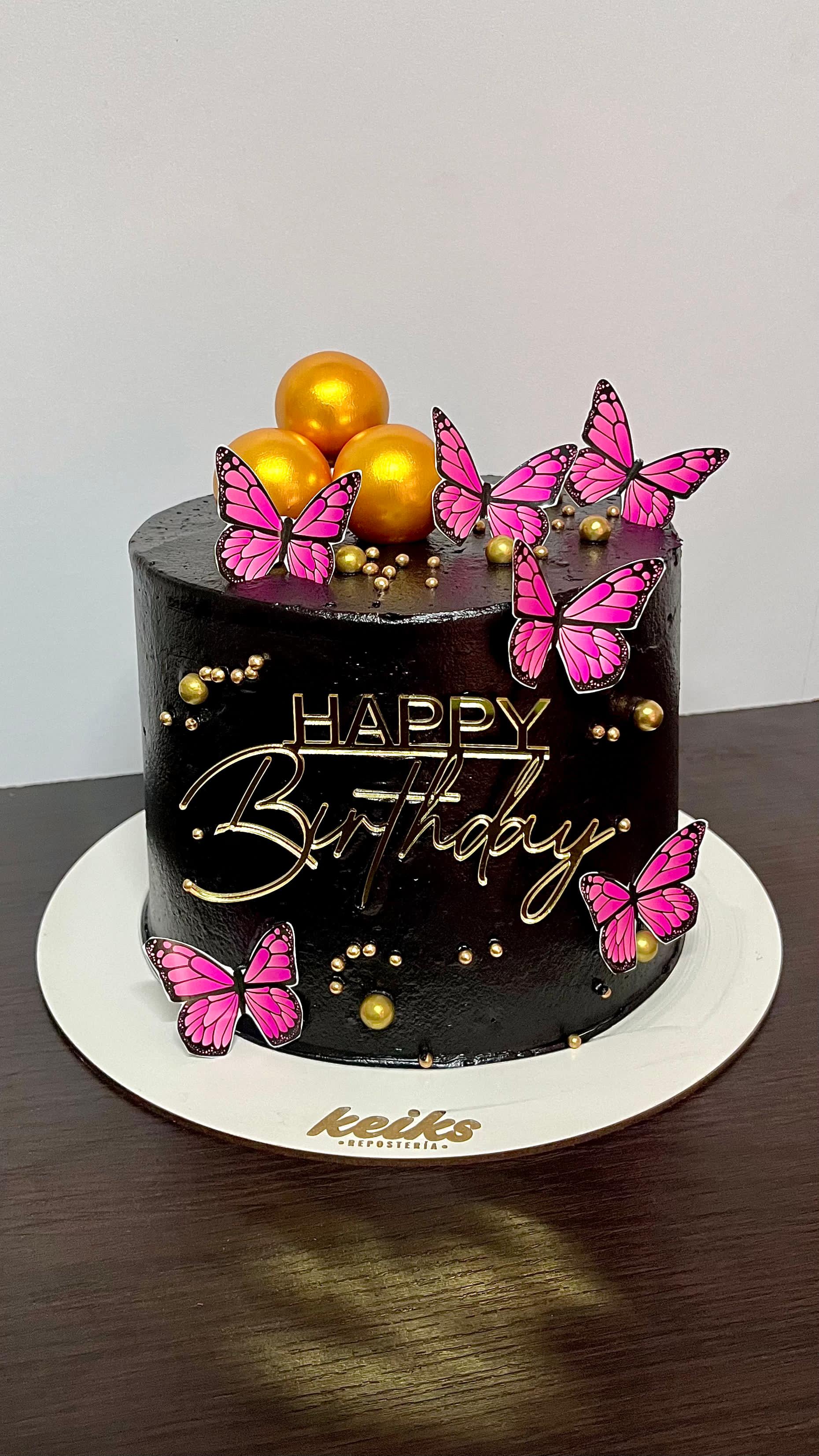 Torta Con Mariposas