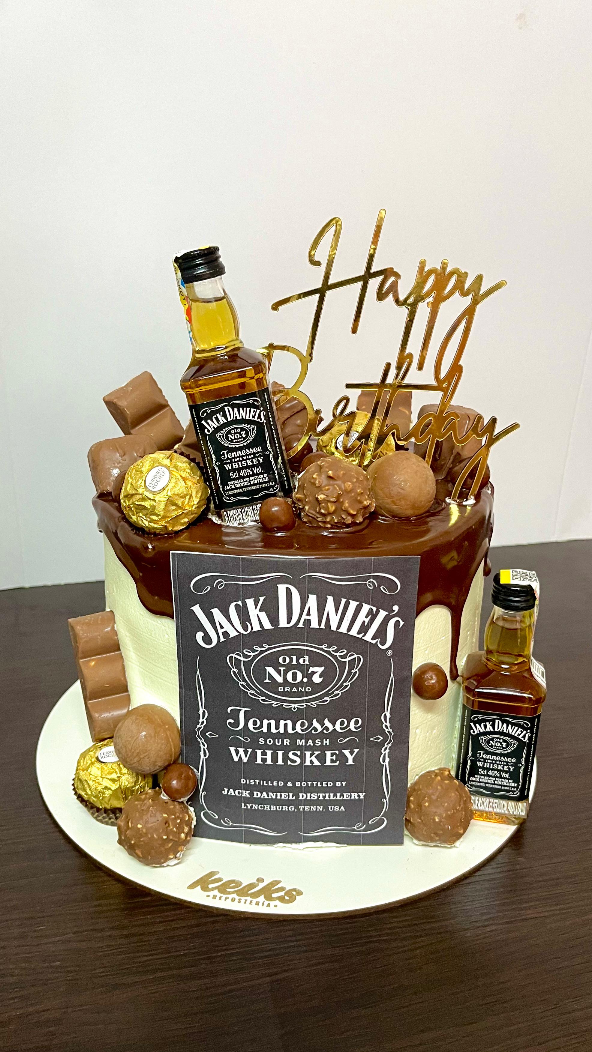 Torta Jack Daniels con Chocolates 