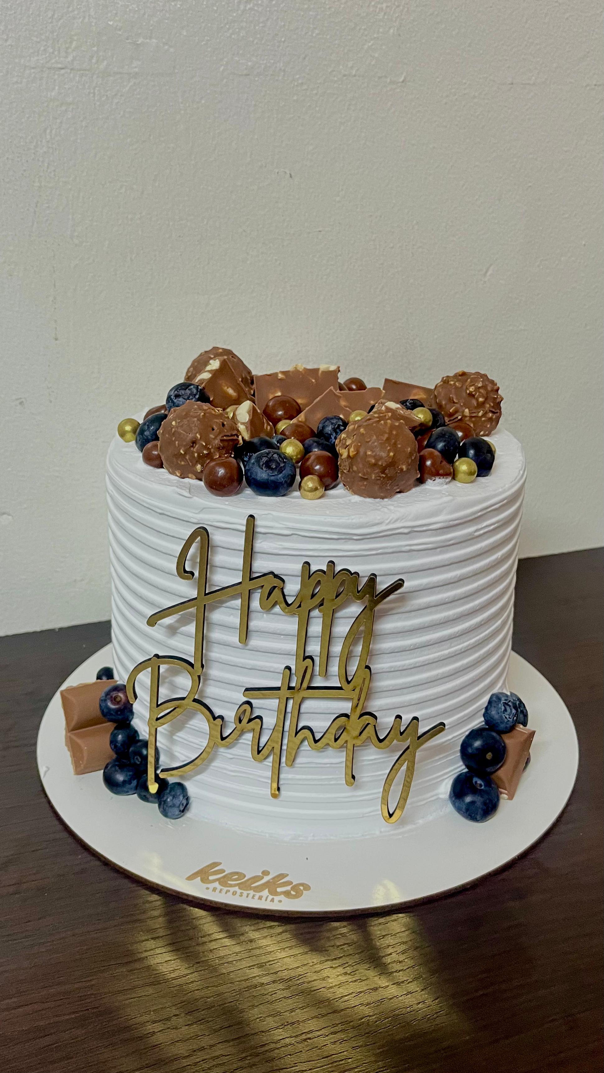 Torta con Arándanos y chocolates 