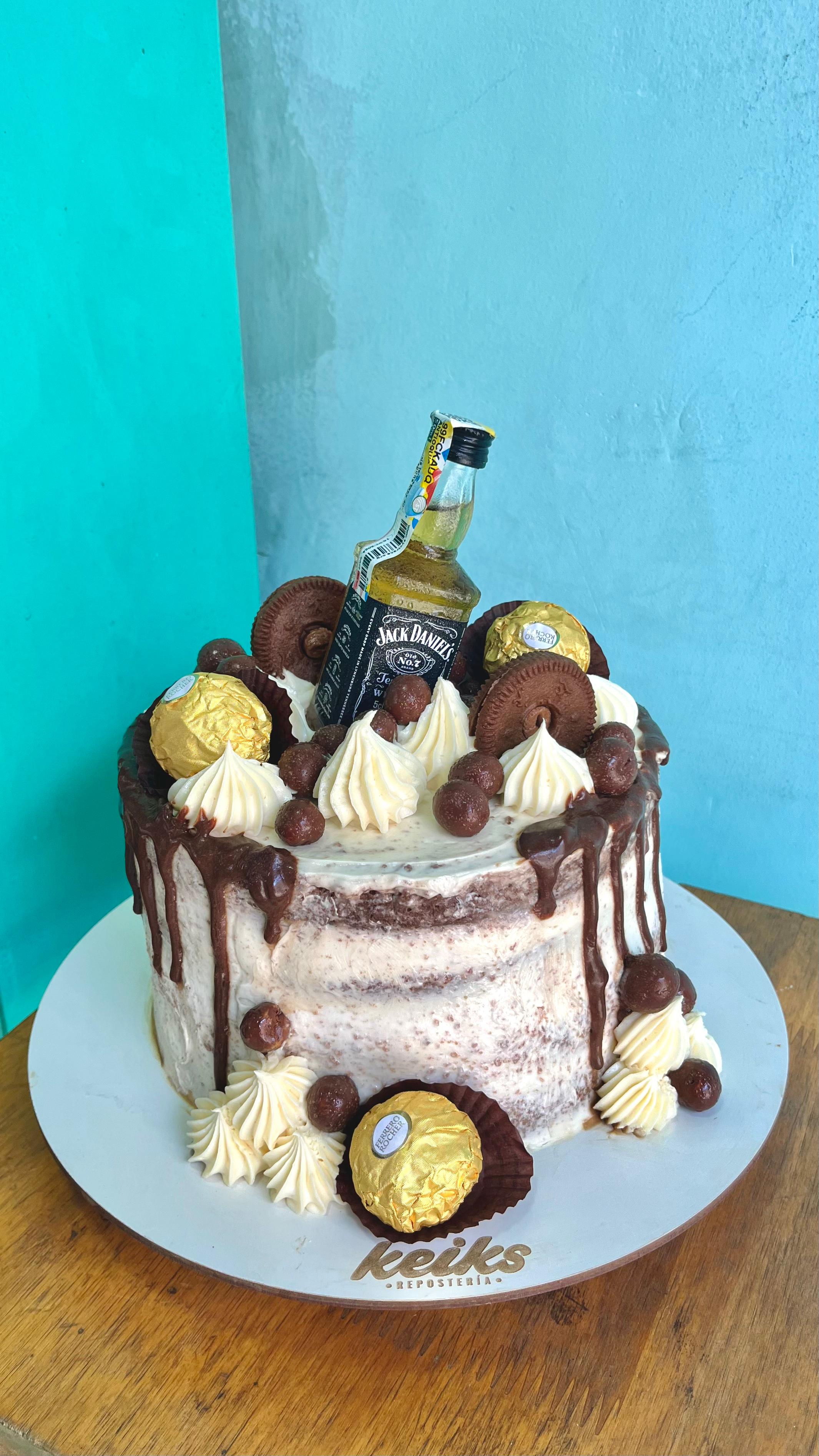 Torta de chocolate y Maracuya 