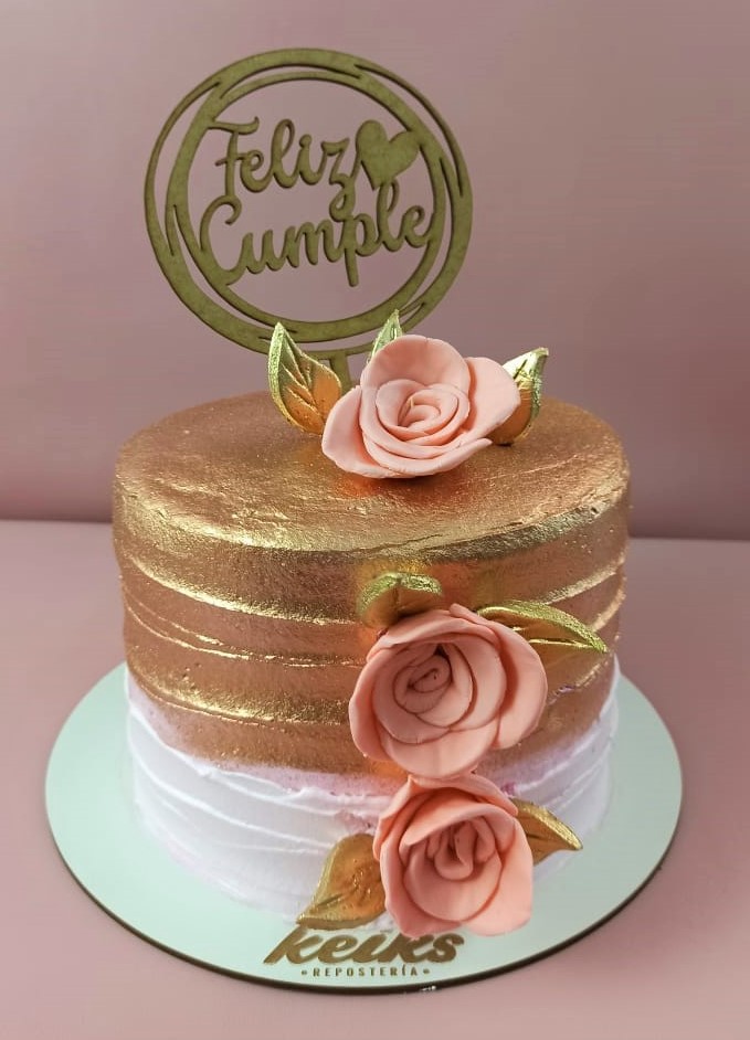 Torta con  rosas 