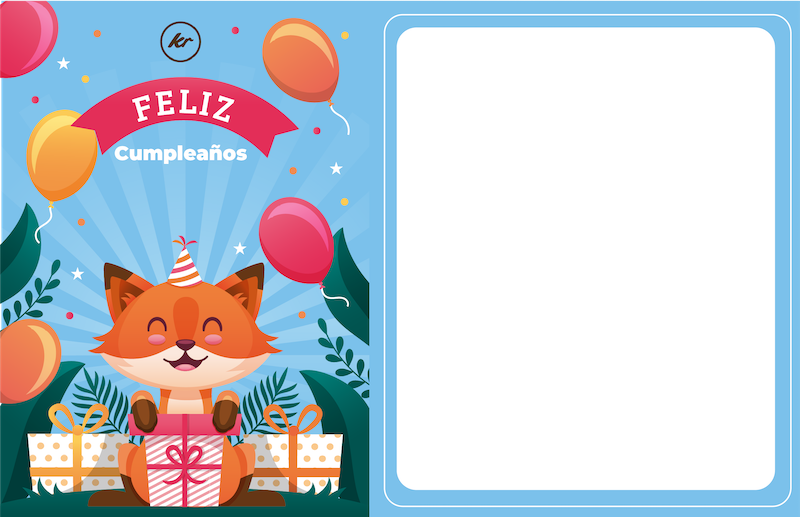 Tarjeta Feliz Cumpleanos Lobo